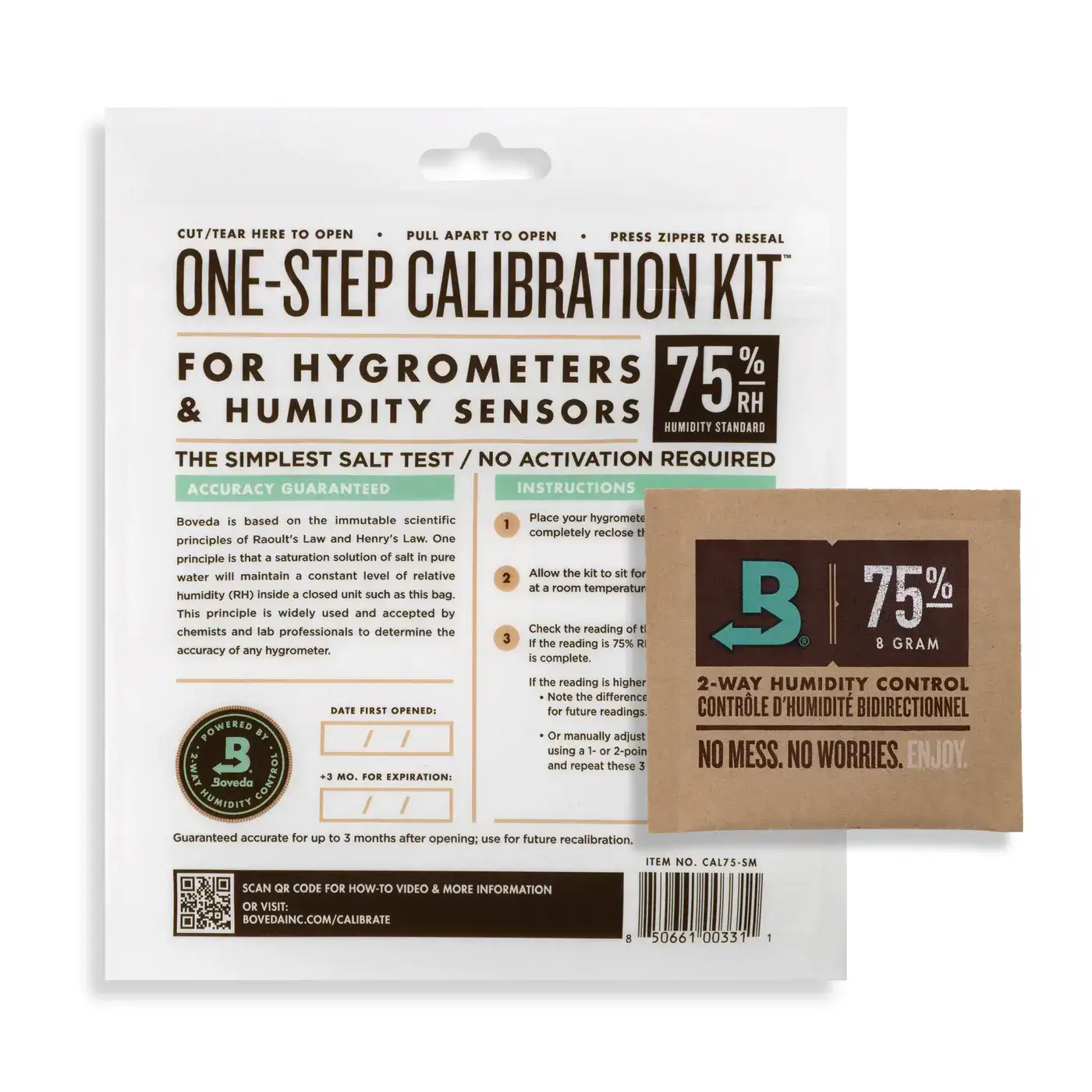 Kit d'étalonnage d'hygromètre Boveda